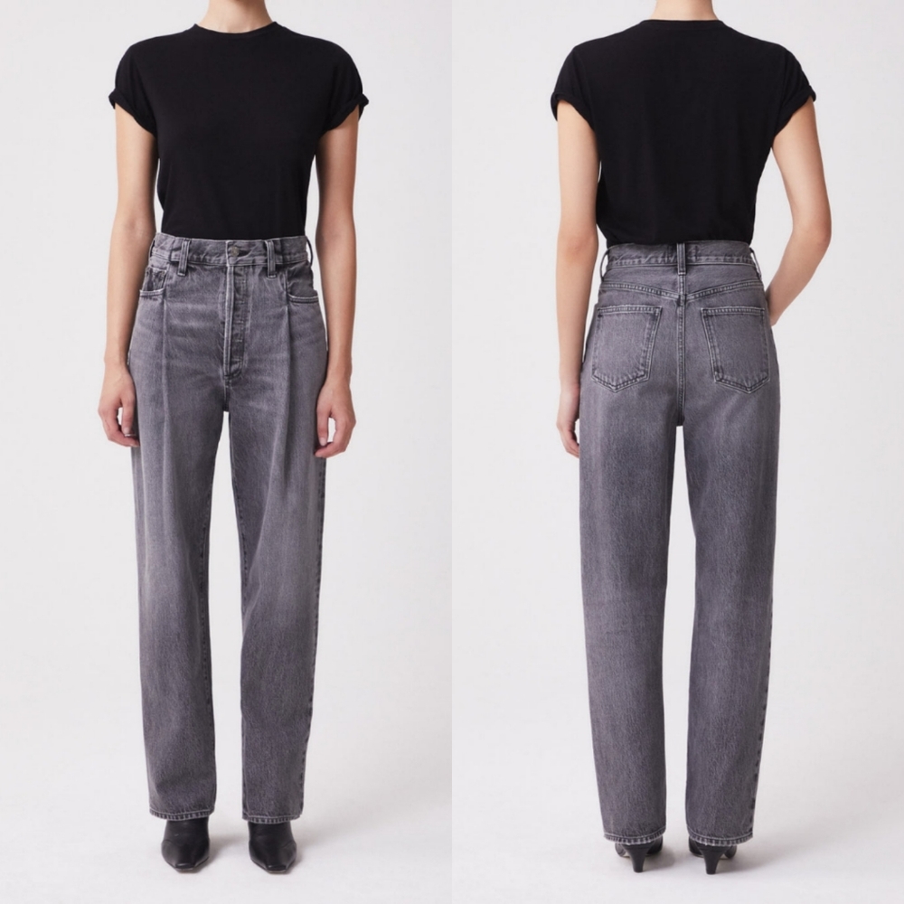 Agolde FOLD WAISTBAND HIGH RISE TAPERED JEAN 27